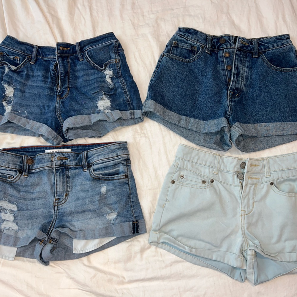 size 0-2 denim shorts